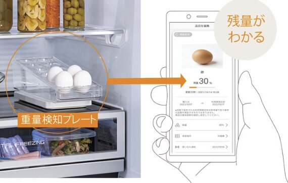 重量検知プレート アプリ