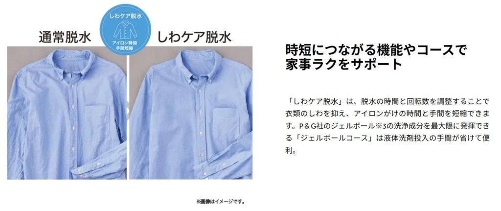 ハイアール　JW-UD61C　「しわケア」脱水